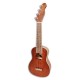 Foto do Ukulele Soprano Fender modelo Seaside cor Natural de frente e em três quartos