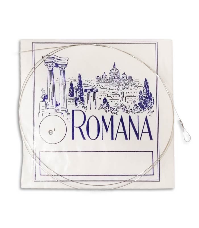 Foto de la tercera cuerda Mi del juego de cuerdas Romana para balalaika