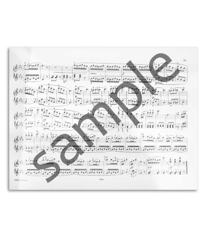 Photo of the interior of the book Weber Original Kompositionen Op 3 10 60