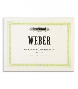 Photo of the cover of the book Weber Original Kompositionen Op 3 10 60 with the reference EP188a
