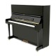 Photo of the Upright Piano Petrof model P125 F1 of the Higher Series front and three quarters