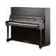 Photo of the Upright Piano Petrof model P125 K1 from the Higher Series front and three quarters