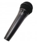 Foto do microfone Shure PGA 58 BTS destacando o corpo do microfone