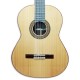 Photo of the top and rosette of the Paco Castillo classical guitar 240