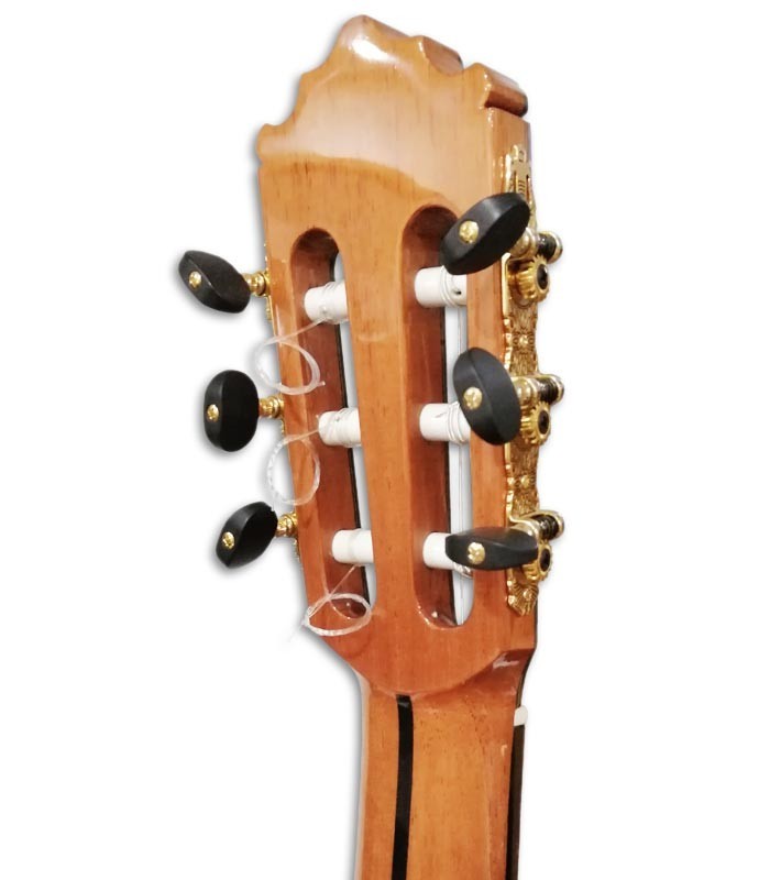 Photo of the machine heads of the Paco Castillo classical guitar 240 model