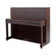 Photo of the Upright Piano Petrof model P118 M1 with the fallboard closed, front and in three quarters