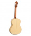 Foto da guitarra flamenca Paco Castillo modelo 211 F fundo e em três quartos