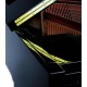 Foto detalhe da tampa e móvel do Piano de Cauda Petrof P159 Bora
