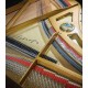 Foto detalle de la mecánica del Piano de Cola Petrof P173 Breeze