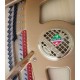 Foto detalhe do interior e logo do Piano de Cauda Petrof P173 Breeze