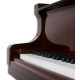 Foto detalhe do teclado do Piano de Cauda Petrof P173 Breeze