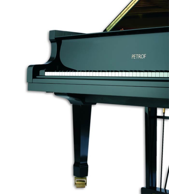 Photo detail of the body of the Grand Piano Petrof P210 Pasat