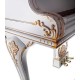 Foto detalle de la pierna y mueble del Piano de Cola Petrof P173 Breeze Rococo
