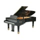 Photo of the Grand Piano Petrof model P284 Mistral from the Master Series front and in three quarters