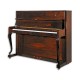 Photo of the Upright Piano Petrof model P118 C1 from the Style Collection front and in three quarters