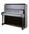 Foto do Piano Vertical Petrof modelo P125 G1 da Higher Series de frente e em três quartos