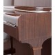 Foto detalle del mueble del Piano Vertical Petrof P125 G1