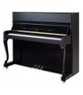 Foto do Piano Vertical Petrof modelo P118 D1 da Style Collection de frente e em três quartos