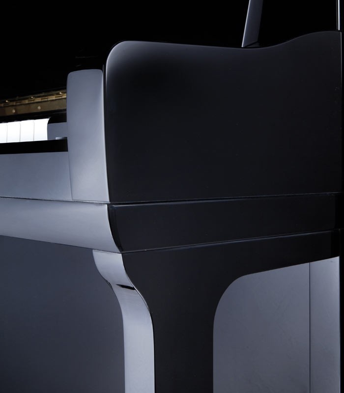 Photo detail of the body of the Upright Piano Petrof P135 K1