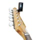 Photo of  the Fender Chromatic Original Tuner in the headstock of a guitar