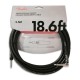 Photo of the Fender Guitar Cable from the Professional series of 5,5 meters with one Jack in L and in color black