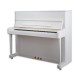 Photo of the Upright Piano Petrof P118 P1 with a white finish
