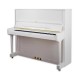 Foto del Piano Vertical Petrof P125 G1 con acabado en blanco