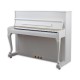 Foto del Piano Vertical Petrof P118 D1 con acabado en blanco