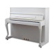 Photo of the Upright Piano Petrof P118 D1 with a white finish