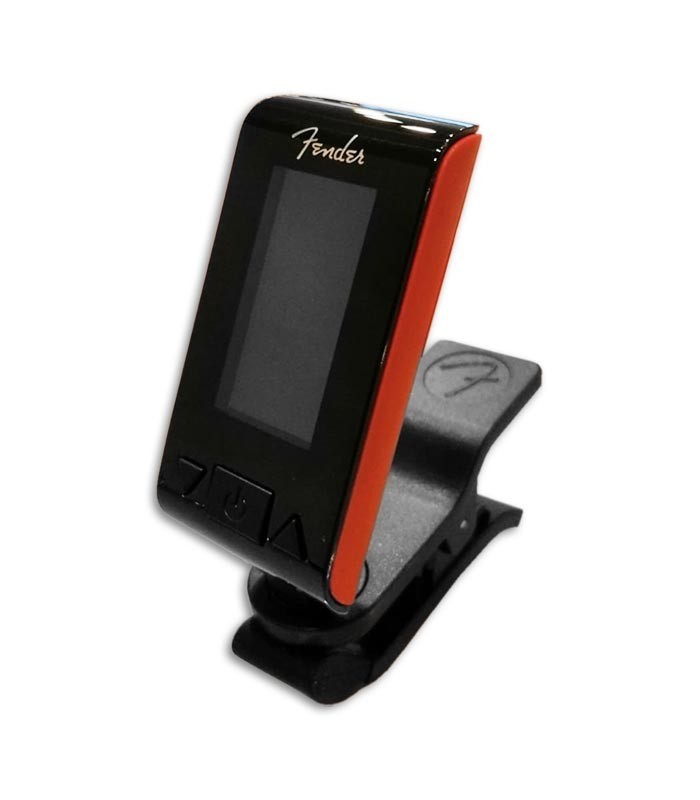 Photo of the Chromatic Tuner Fender model Original Tuner in color Fiesta Red