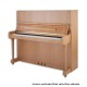 Photo of the Upright Piano Petrof P125 F1 with a satin alder finish