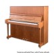 Photo of the Upright Piano Petrof P125 F1 with a satin cherry cabinet