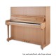 Photo of the Upright Piano Petrof P125 F1 with a satin oak cabinet