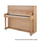 Foto del Piano Vertical Petrof P118 P1 con mueble de roble satinado