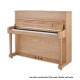Photo of the Upright Piano Petrof P118 P1 with a satin oak cabinet