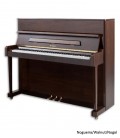 Foto do Piano Vertical Petrof P118 P1 com móvel de nogueira