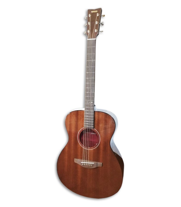 Foto da Guitarra Folk Yamaha modelo Storia III cor Chocolate Brown de frente e três quartos