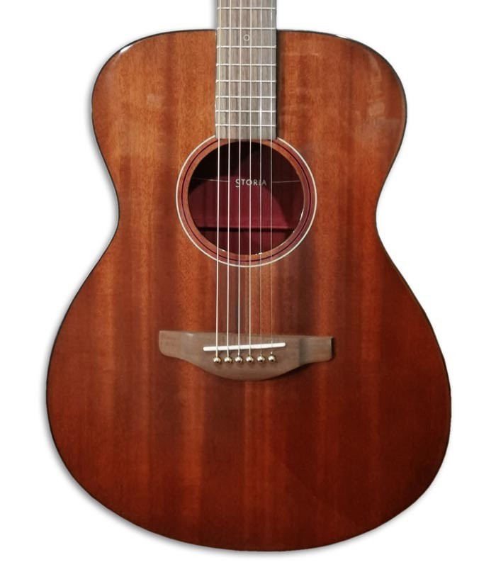 Photo of the top of the Folk Guitar Yamaha Storia III