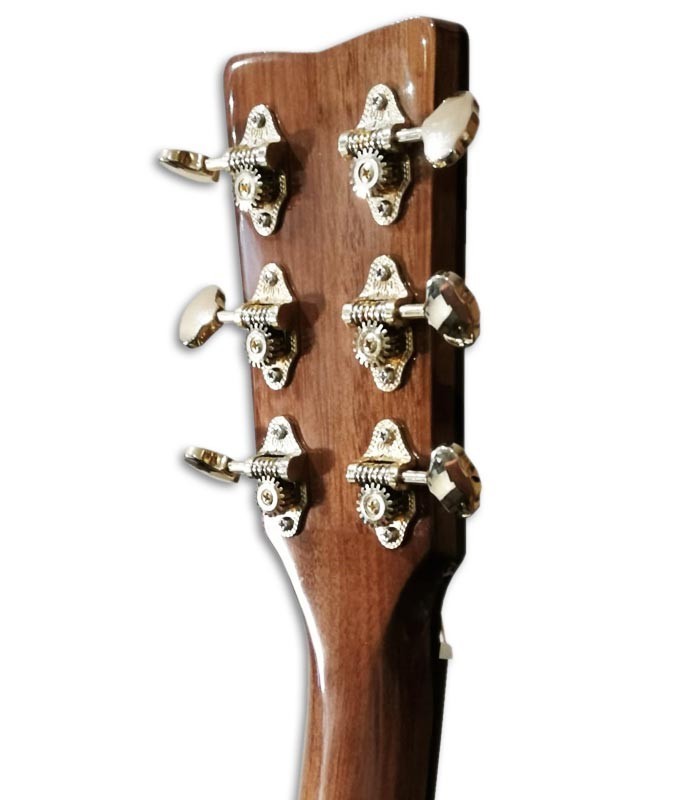 Foto dos carrilhões da Guitarra Folk Yamaha Storia III