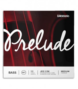 Foto de la portada del Juego de Cuerdas DAddario modelo J610 Prelude para Contrabajo de tamaño 1/2