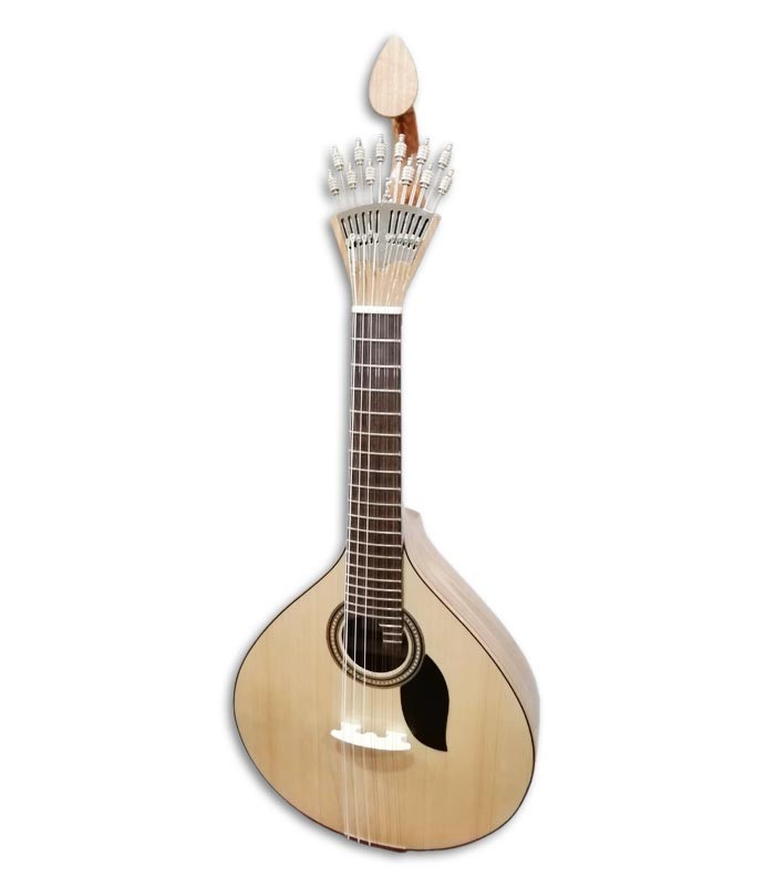 Foto de la Guitarra Portuguesa Artimúsica modelo GP70CCAD Simple modelo de Coimbra tamaño 3/4 de frente y en trés cuartos