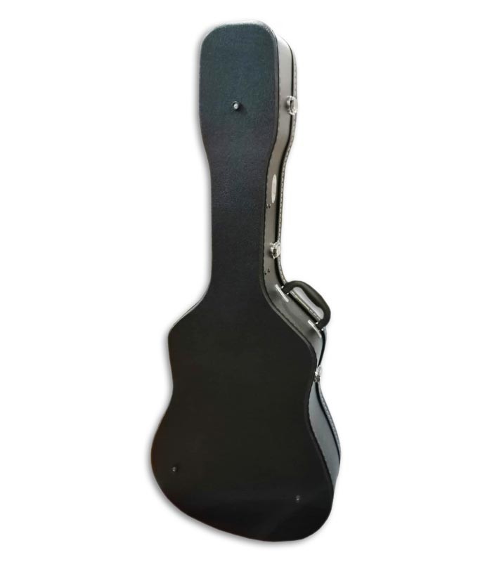Foto do Estojo Ortolá 987/503 para Guitarra Folk trás e em três quartos