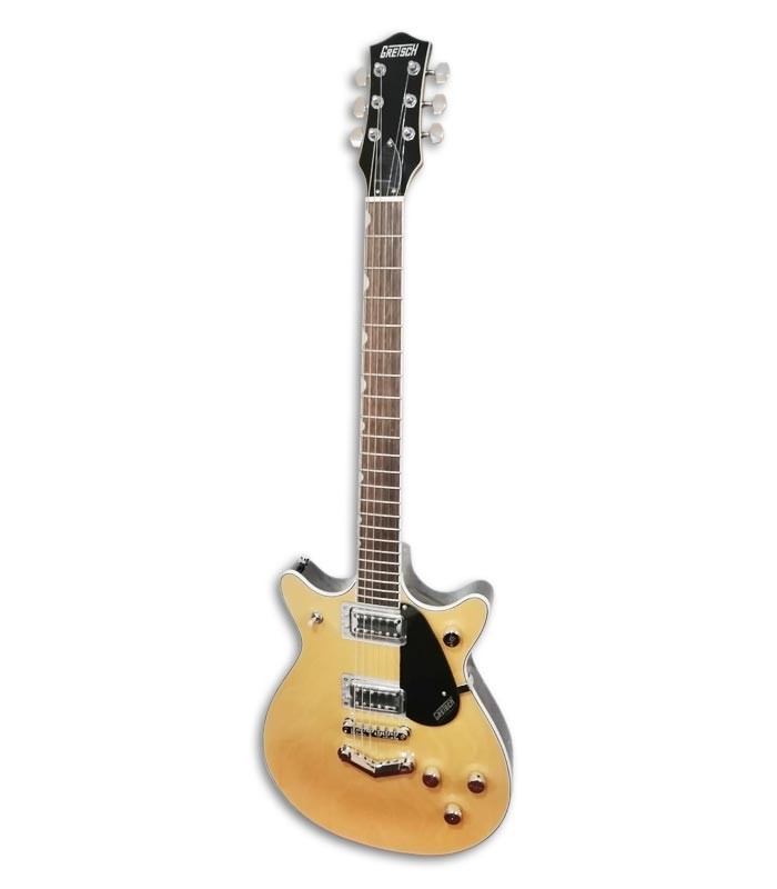 Photo of the Electric Guitar Gretsch model G5222 Electromatic Jet color BT Natural front and in three quarters
