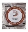 Foto de la embalaje de la Cuerda DAddario modelo PB042W para Guitarra Acústica