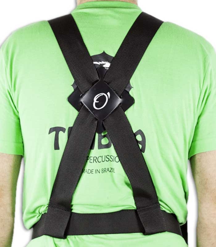 Imagen de la Correa Ortolá 337 700 para Bombo cruzada en la espalda