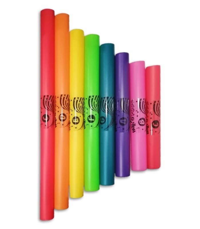 Foto dos Wakatubes Artcarmo Diatónico PP790 com todos os tubos