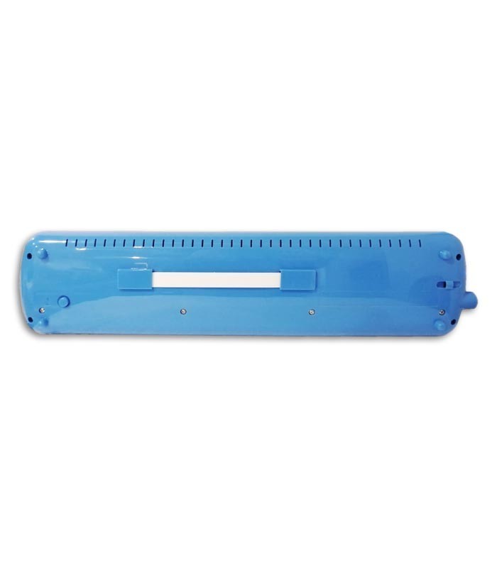 Photo of the back of the Melodica Record M 37 Blue