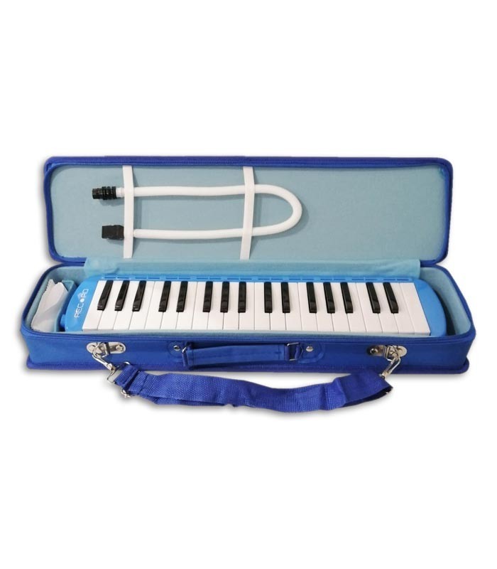 Photo of the Melodica Record M 37 Blue with case