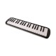 Photo of the Melodica Record M 37 Black front and three quarters