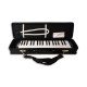 Photo of the Melodica Record M 37 Black and accessories inside of the case